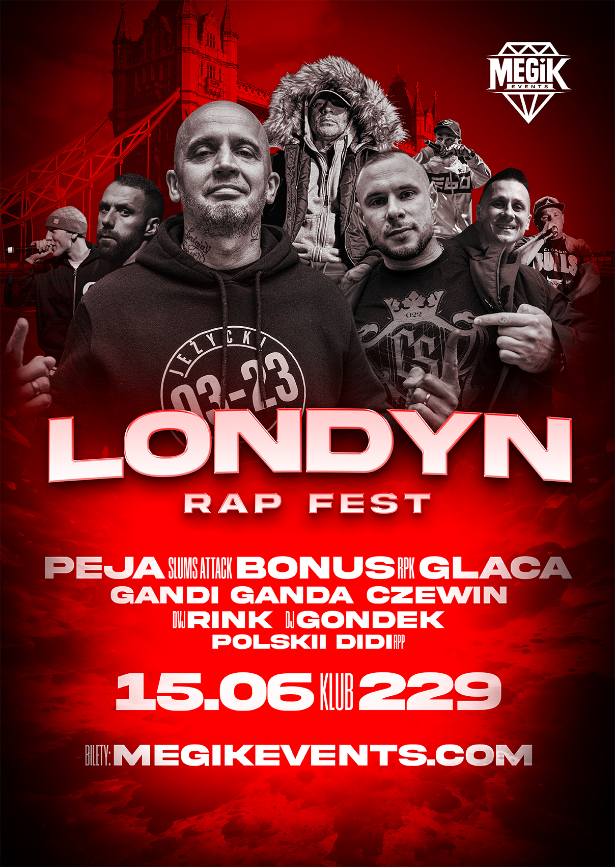 Londyn Rap Fest: Peja, Bonus RPK, Glaca w Londynie