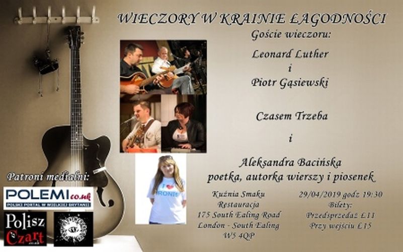Koncert 'Wieczory w Krainie Łagodności' w Londynie