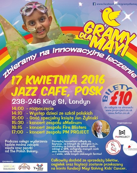 Gramy dla Mayi - zbieramy na innowacyjne leczenie