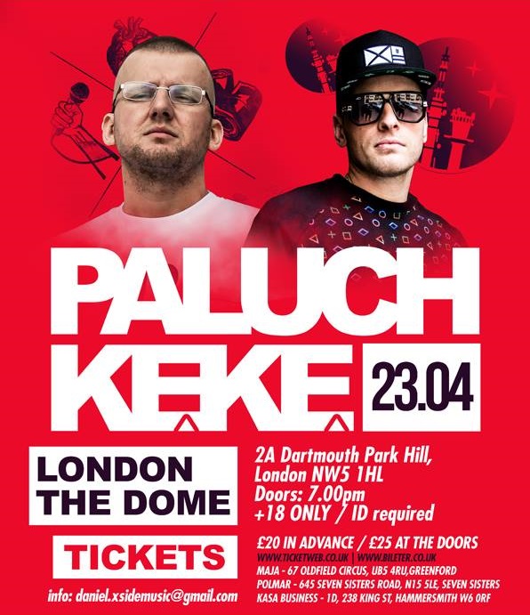 Paluch i Kękę w Londynie