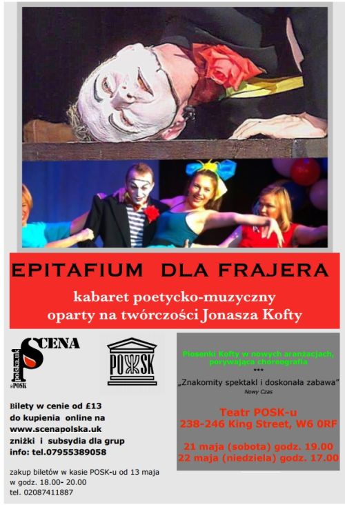 Kabaret muzyczny - Epitafium dla Frajera