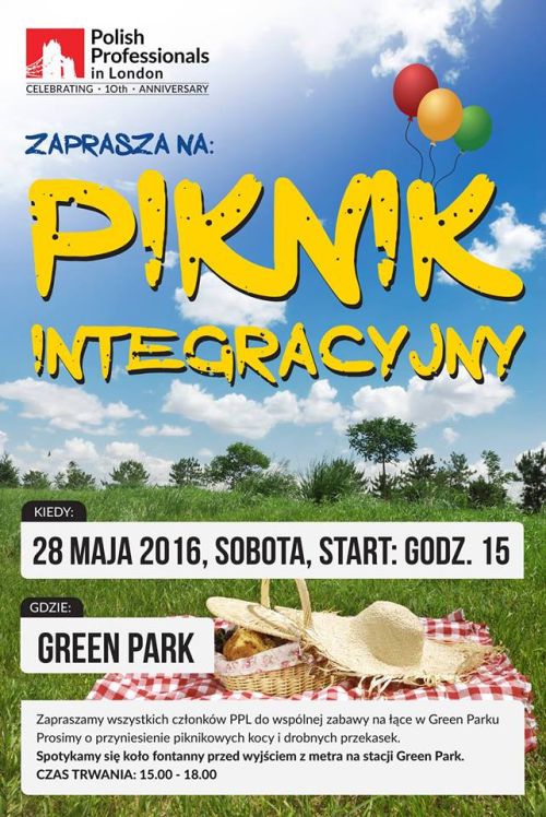 Piknik Bladych Twarzy w Londynie