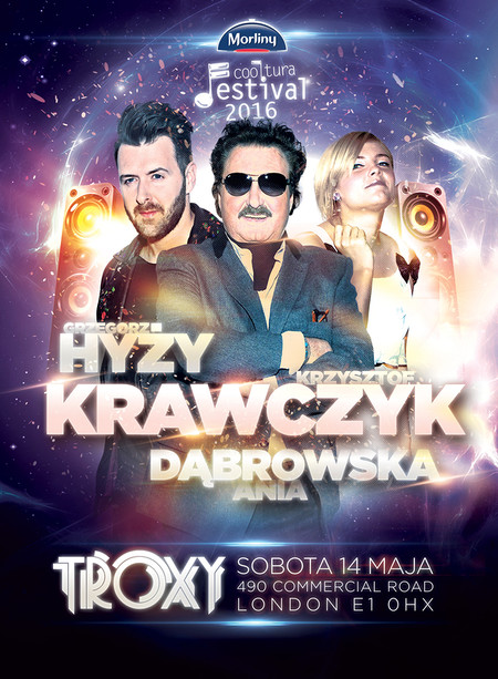 Krzysztof Krawczyk, Ania Dąbrowska, Grzegorz Hyży w Londynie