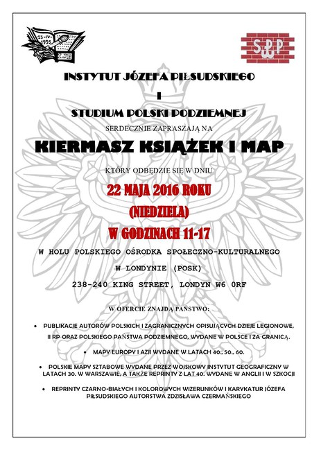 Kiermasz książek i map w Londynie