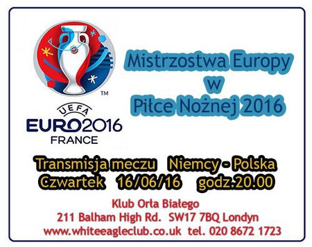 Transmisja meczu Niemcy-Polska EURO 2016
