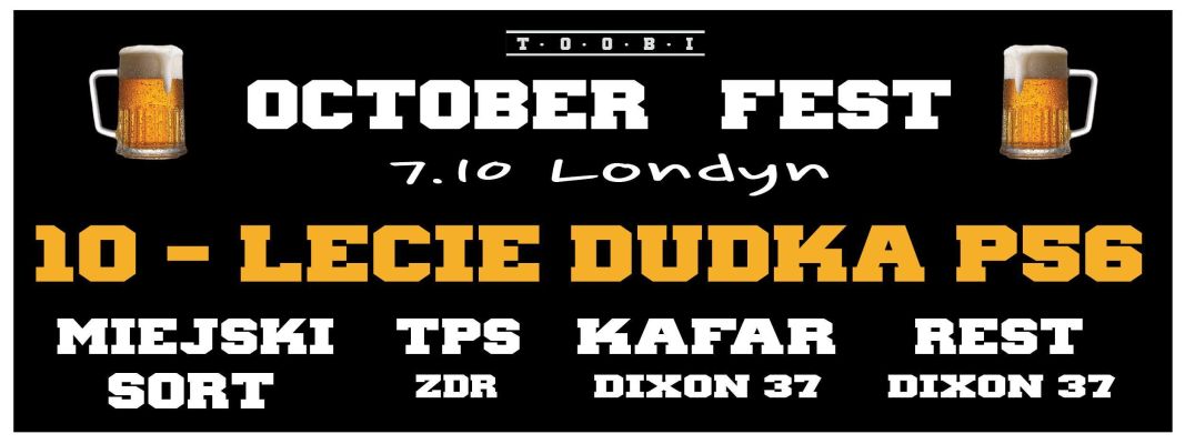 TOOBI October Fest 2016 w Londynie