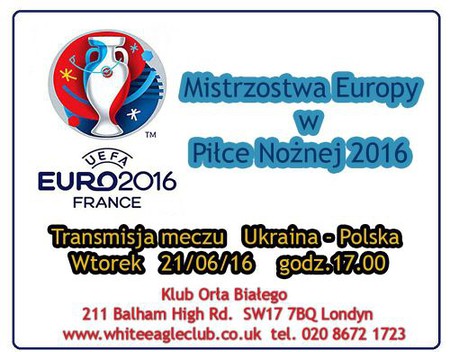 Transmisja meczu Ukraina-Polska EURO 2016