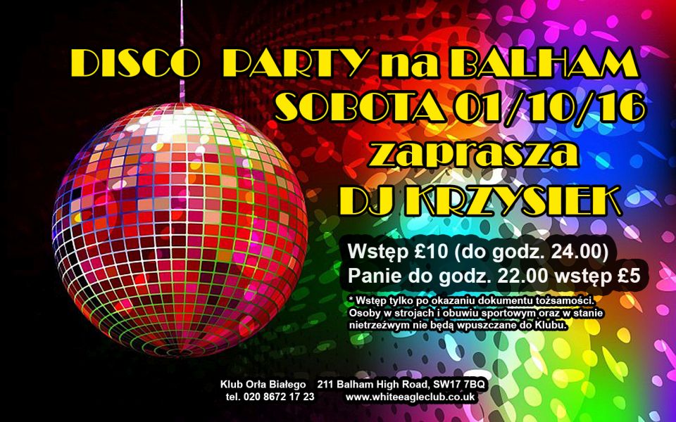 Disco Party na Balham