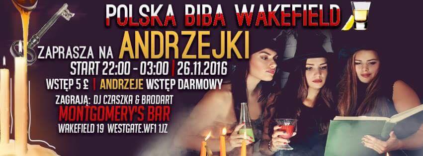 Andrzejki w Wakefield