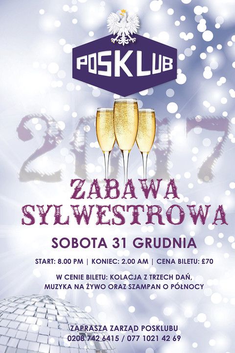Zabawa Sylwestrowa @ POSKlub w Londynie