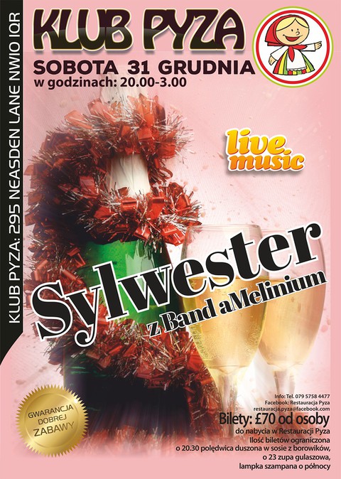 Sylwester @ Klub Pyza w Londynie