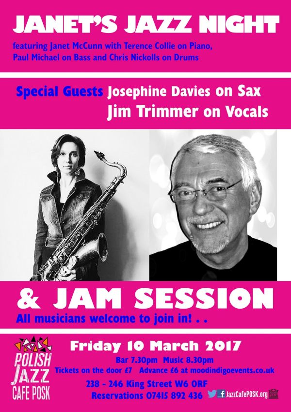 Janet's Jazz Night w Londynie