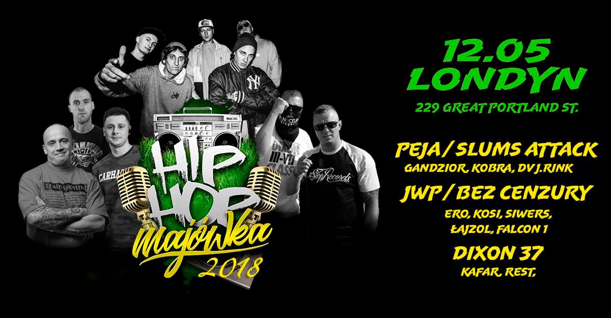 PEJA / JWP / BEZ CENZURY / KAFAR / REST / DIXON 37 w Londynie