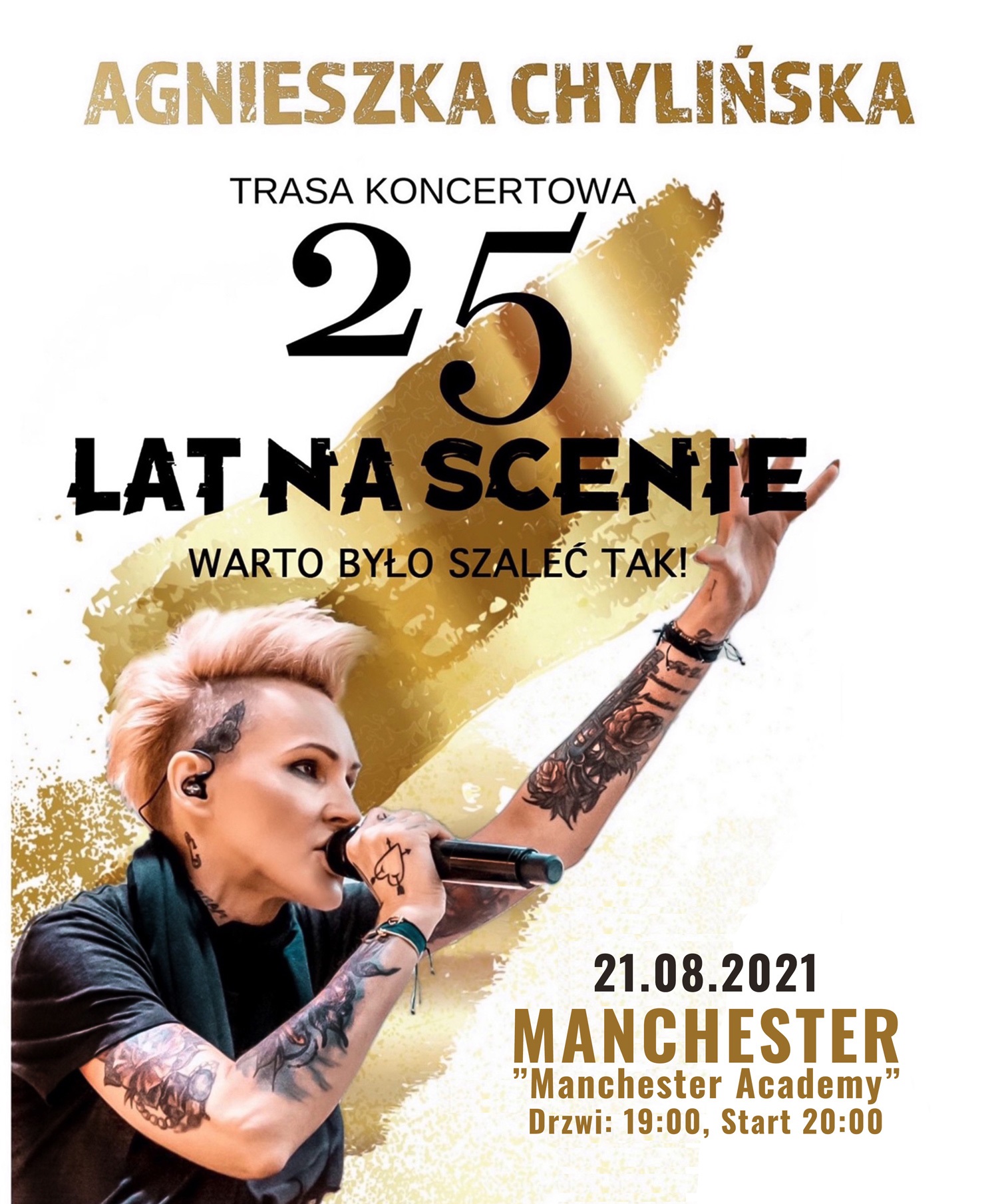 Agnieszka Chylińska w Manchesterze